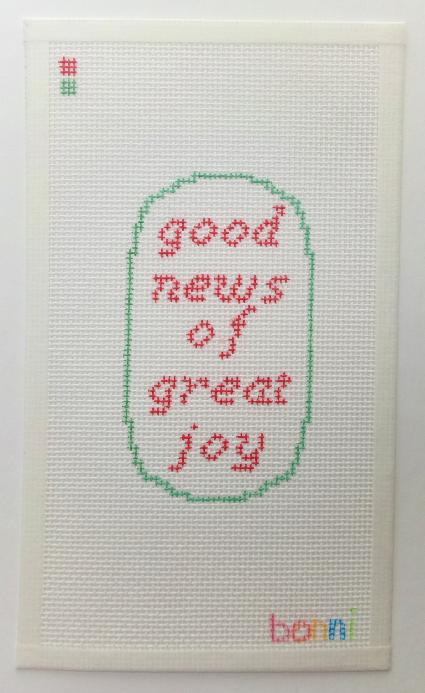 DIGITAL- Good News of Great Joy Needlepoint Pattern