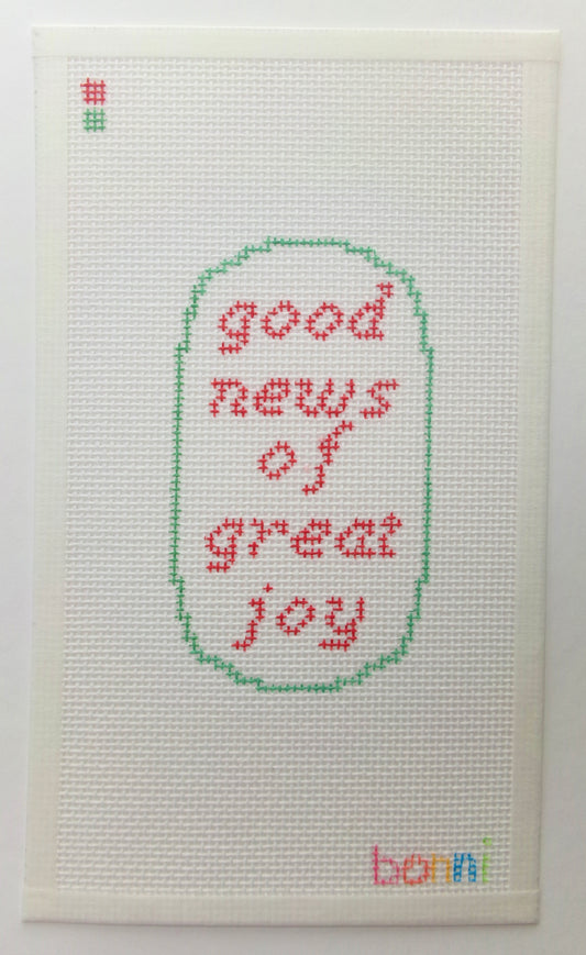 DIGITAL- Good News of Great Joy Needlepoint Pattern