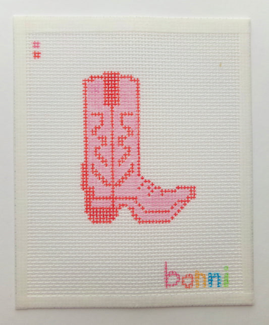 DIGITAL - Christmas Cowgirl Needlepoint Pattern