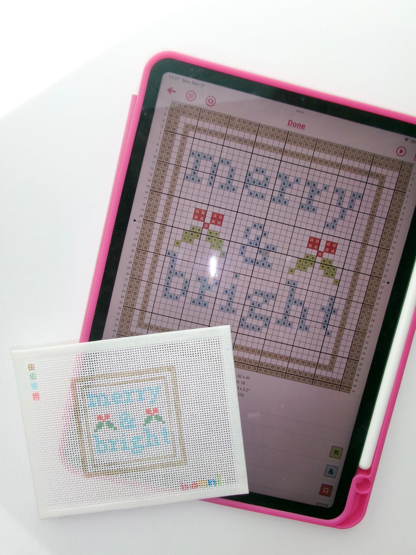 DIGITAL- Merry & Bright Needlepoint Pattern