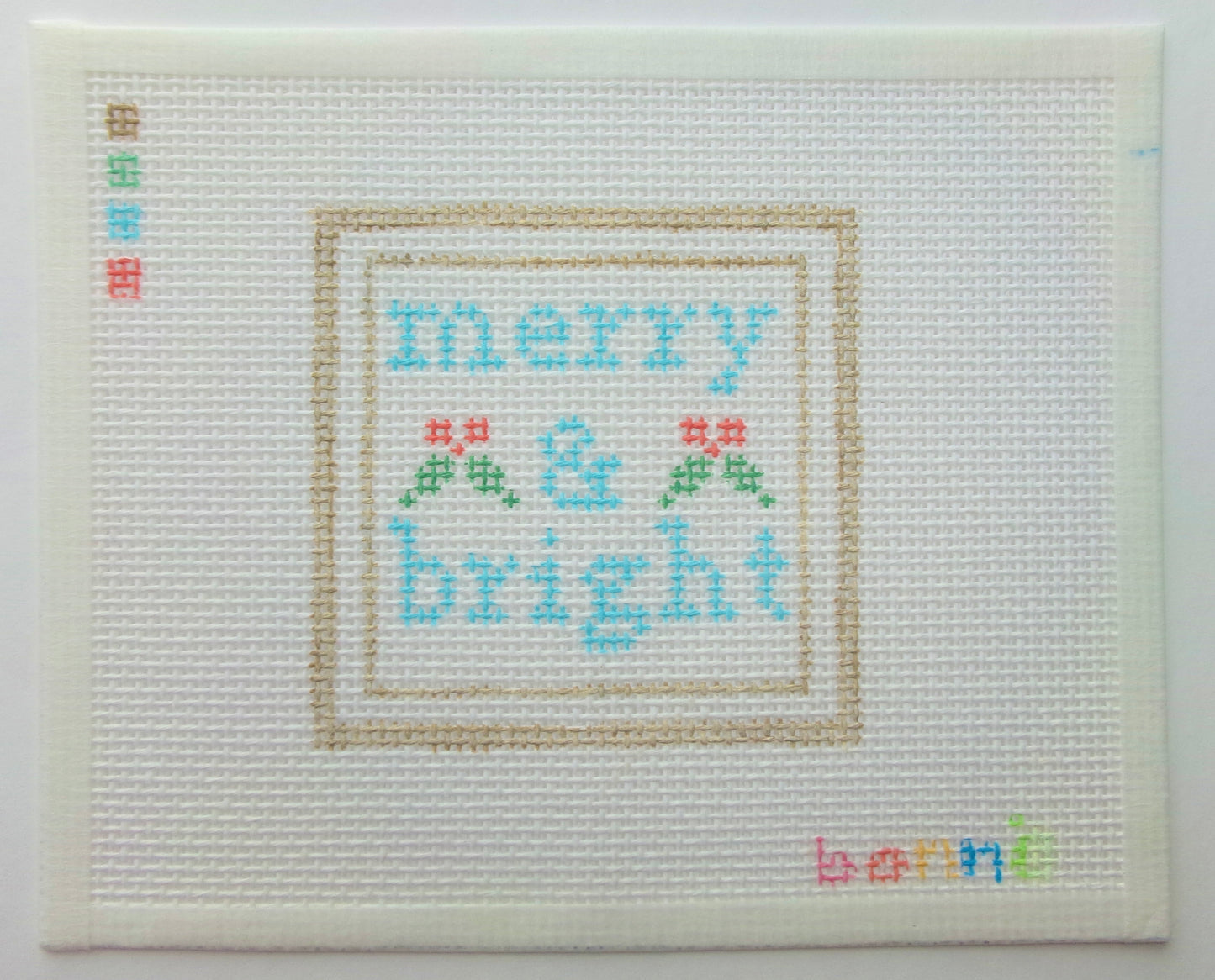 DIGITAL- Merry & Bright Needlepoint Pattern
