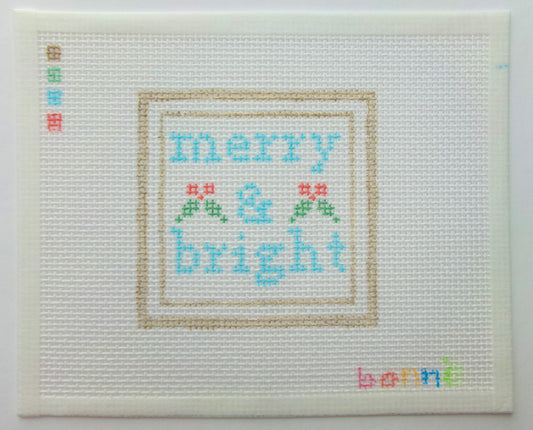 DIGITAL- Merry & Bright Needlepoint Pattern